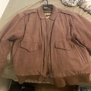 VINTAGE Global Identity Leather Jacket